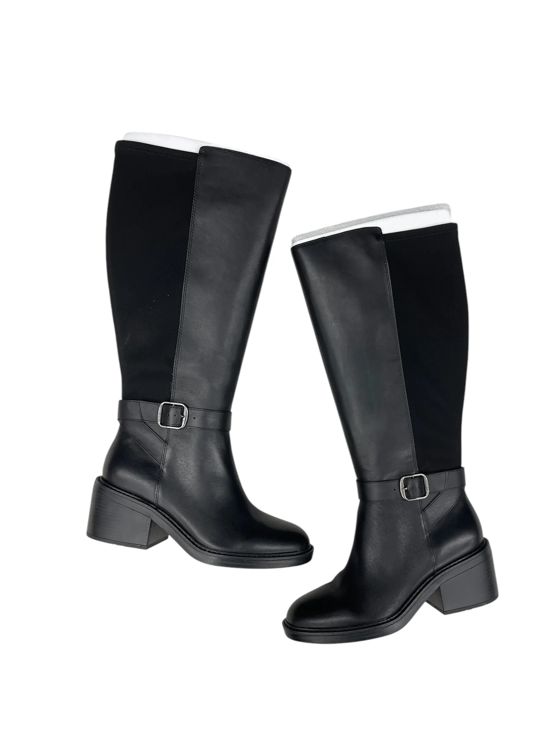 SlipResistant Boots Knee Heels By Vince Camuto In Black, Size: 9.5