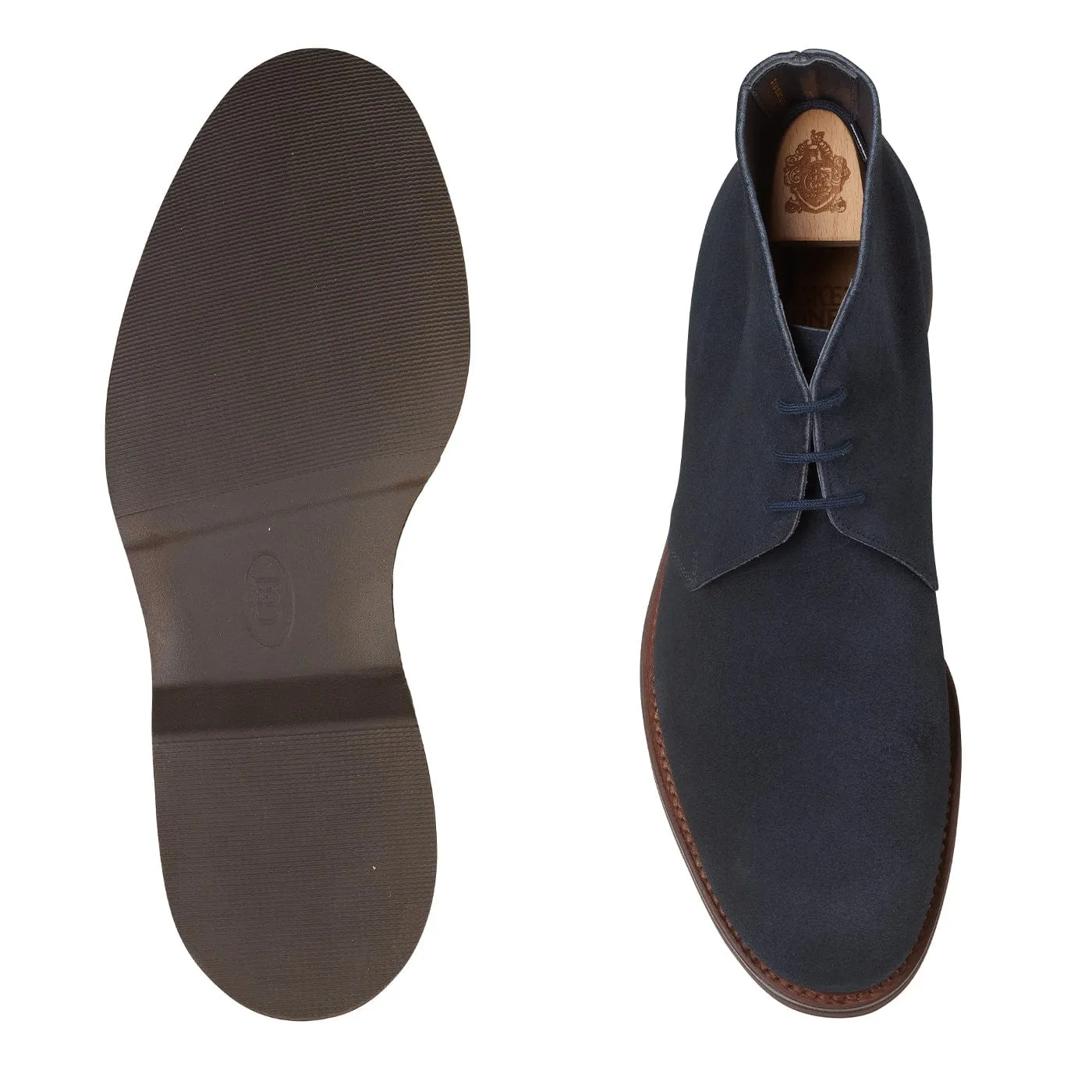 Construction Ready Chukka 4 Indigo Reverse Butt Suede
