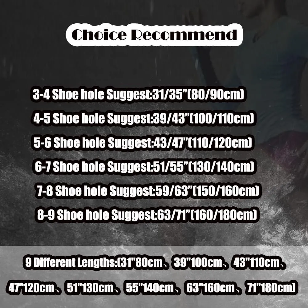 Iron head Round shoelaces Reflective for sneakers