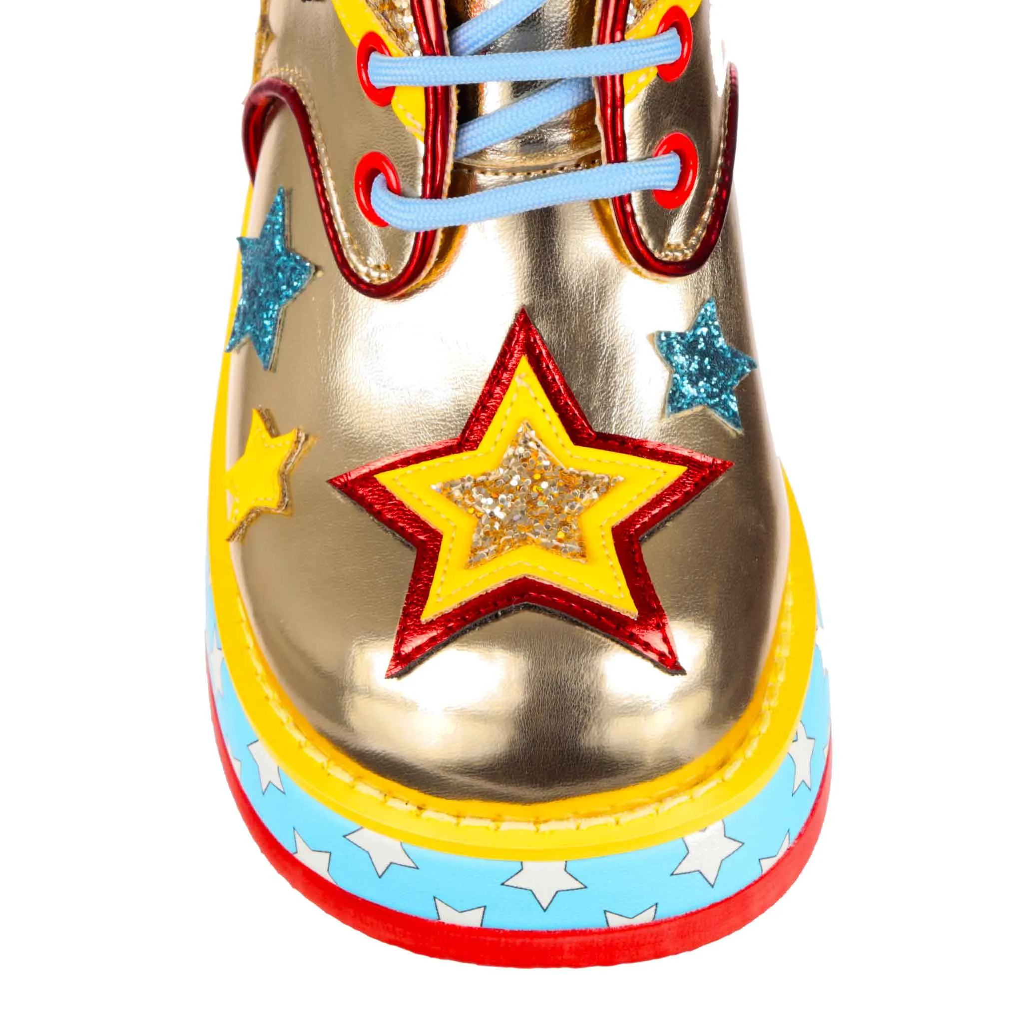 Irregular Choice Womens Justice League Amazonian Warrior Heeled Shoe