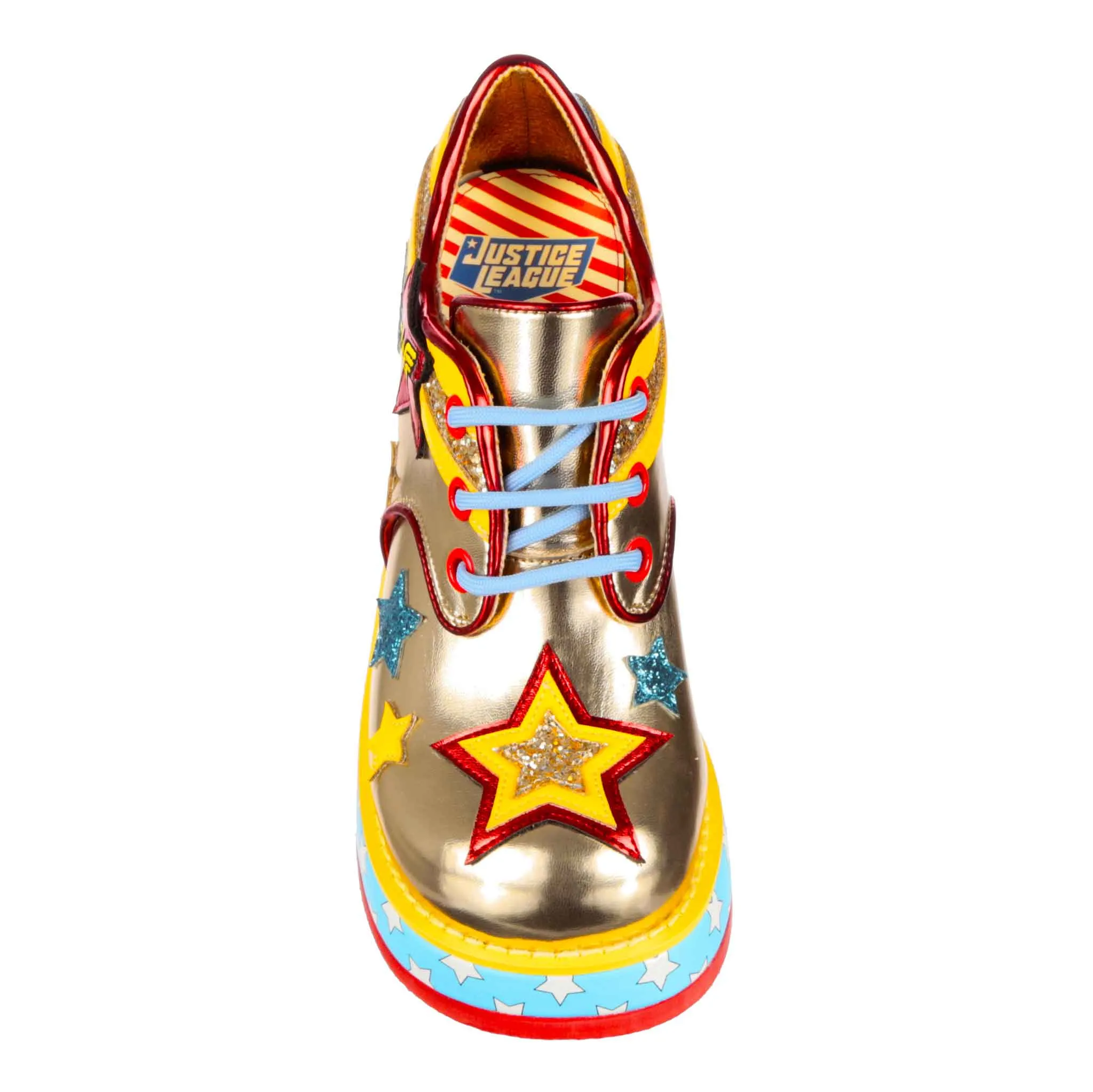 Irregular Choice Womens Justice League Amazonian Warrior Heeled Shoe