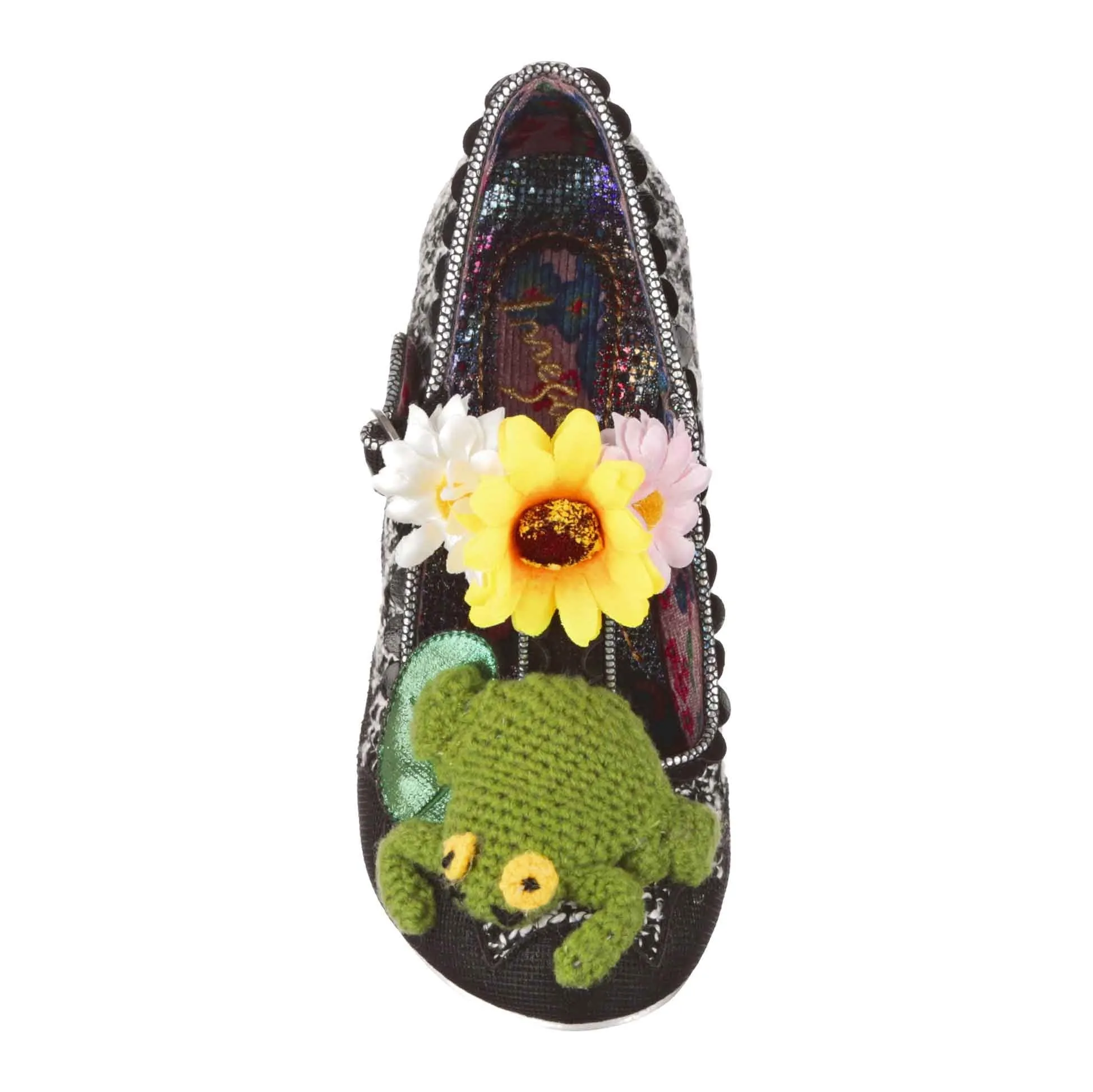 Irregular Choice Womens Lily Leapfrog High Heel - Black