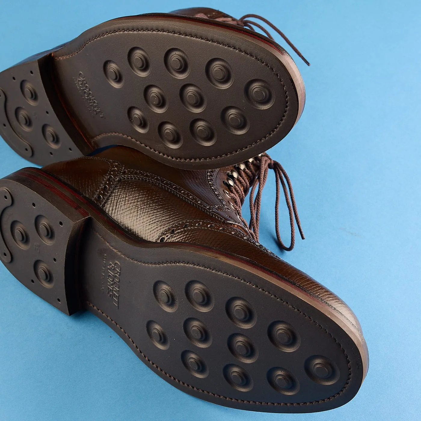 Insulated Rural Traveler Islay Dark Brown Hatch Grain Cordovan