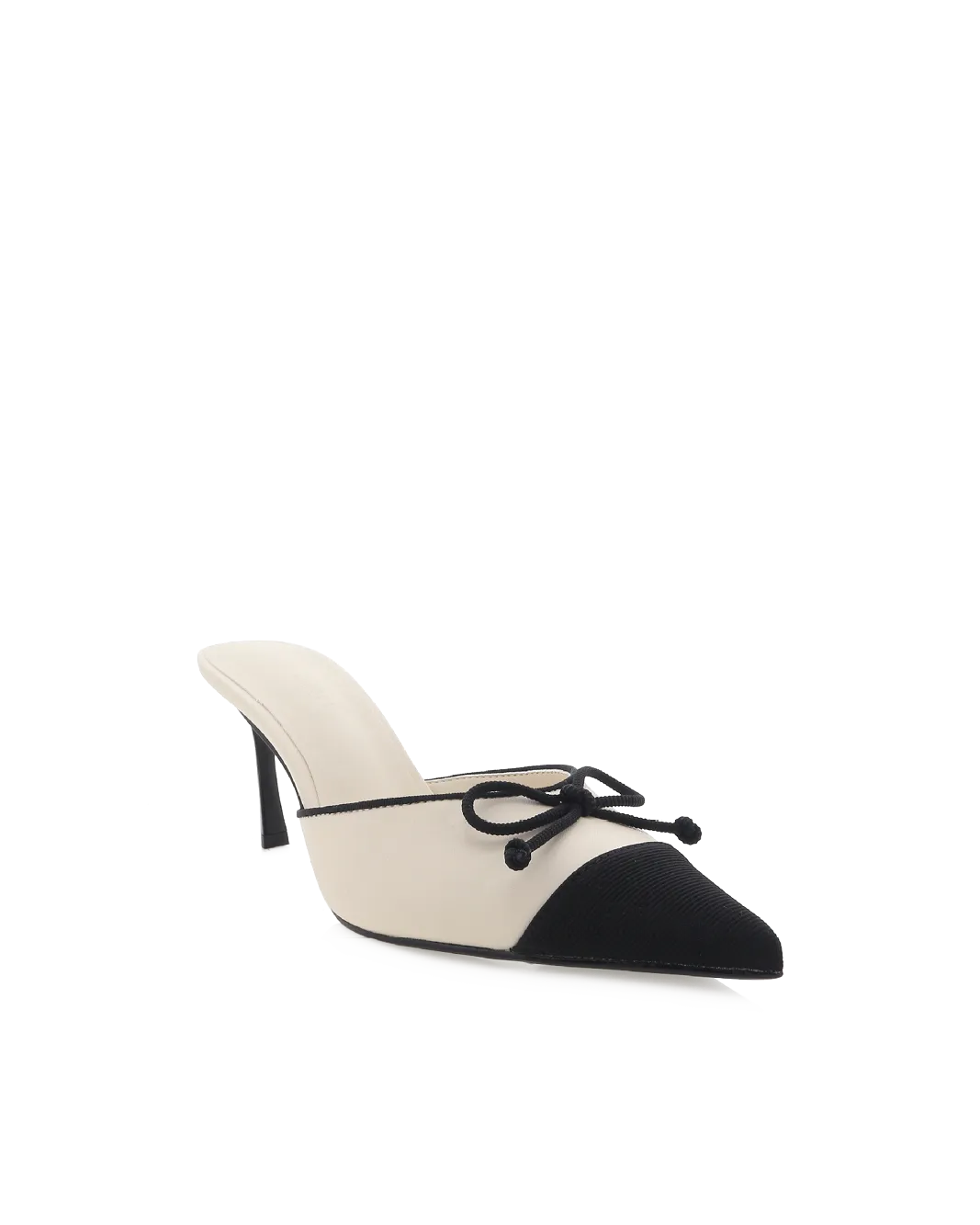 XEZBETH - BONE-BLACK Stylish Booties Round Cut