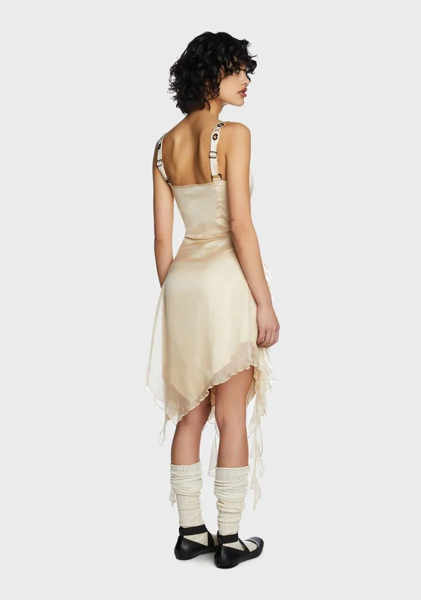 Ivory Life's No Fairytale Midi Dress