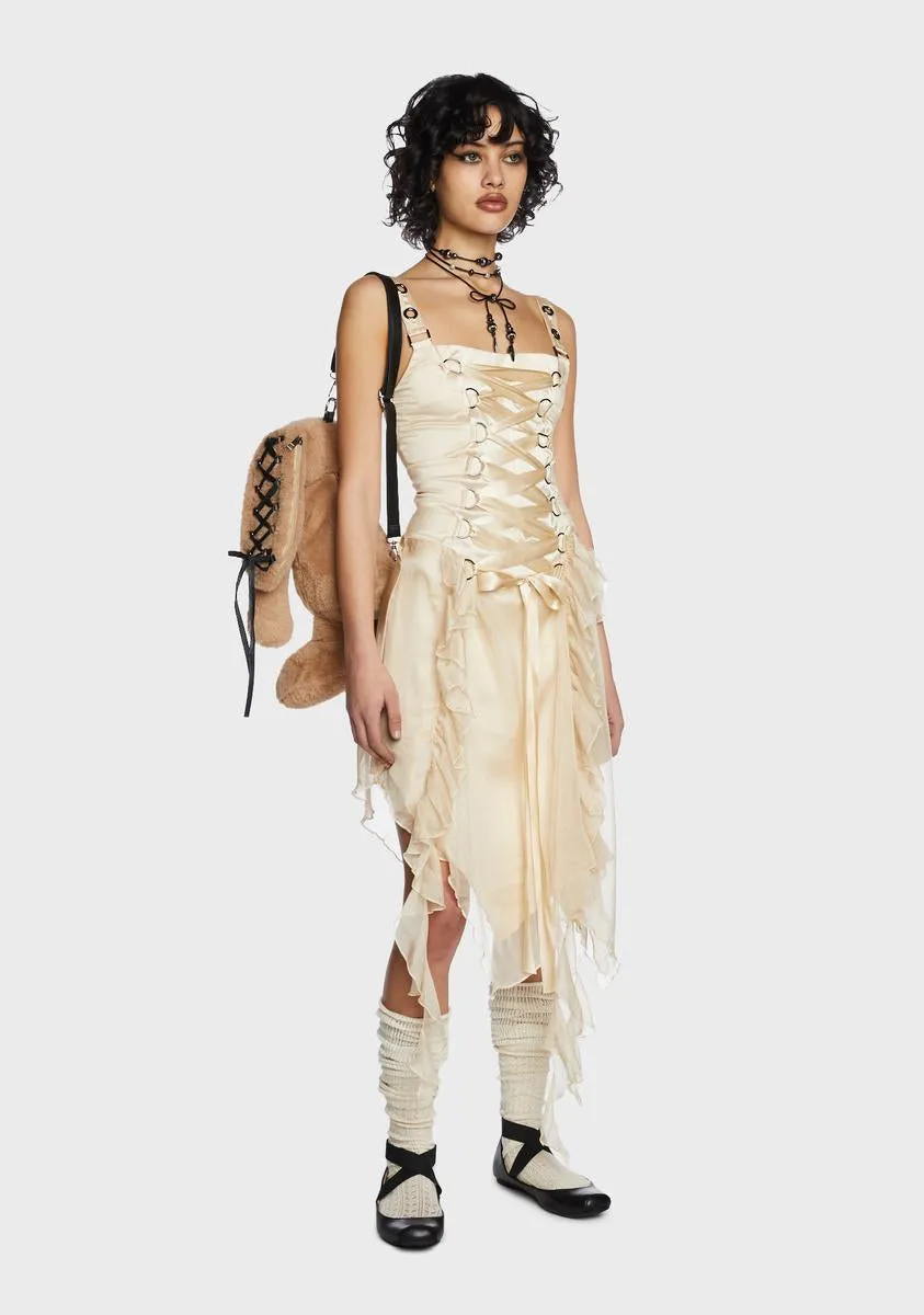 Ivory Life's No Fairytale Midi Dress