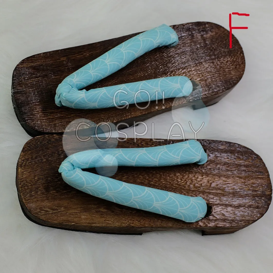 Japanese Wooden Geta Slippers Sandals Cosplay