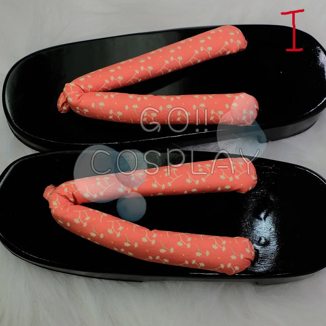 Japanese Wooden Geta Slippers Sandals Cosplay
