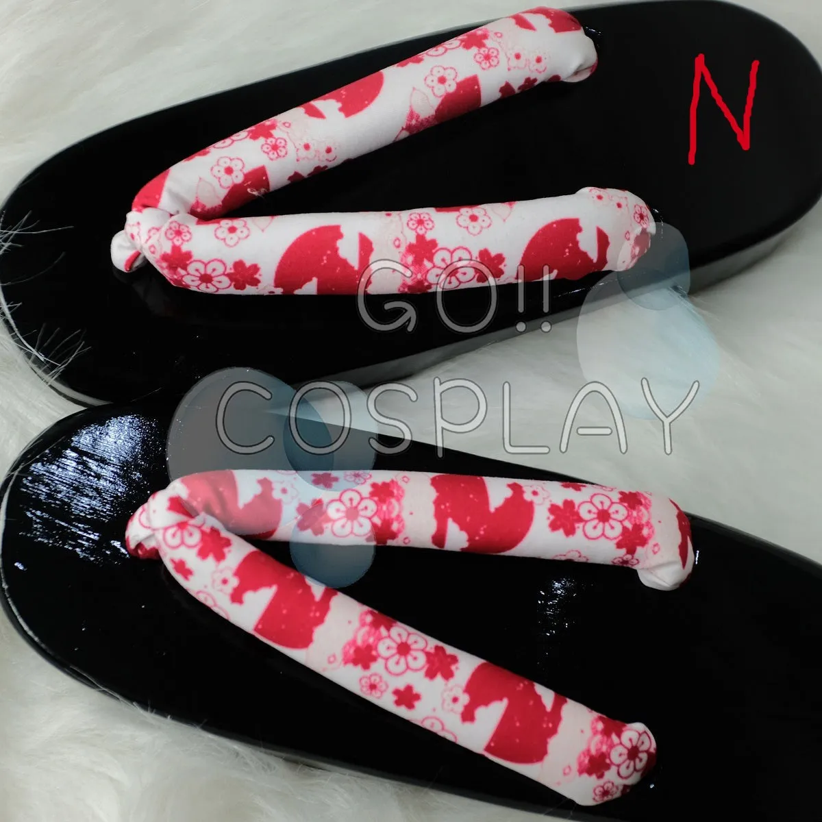 Japanese Wooden Geta Slippers Sandals Cosplay