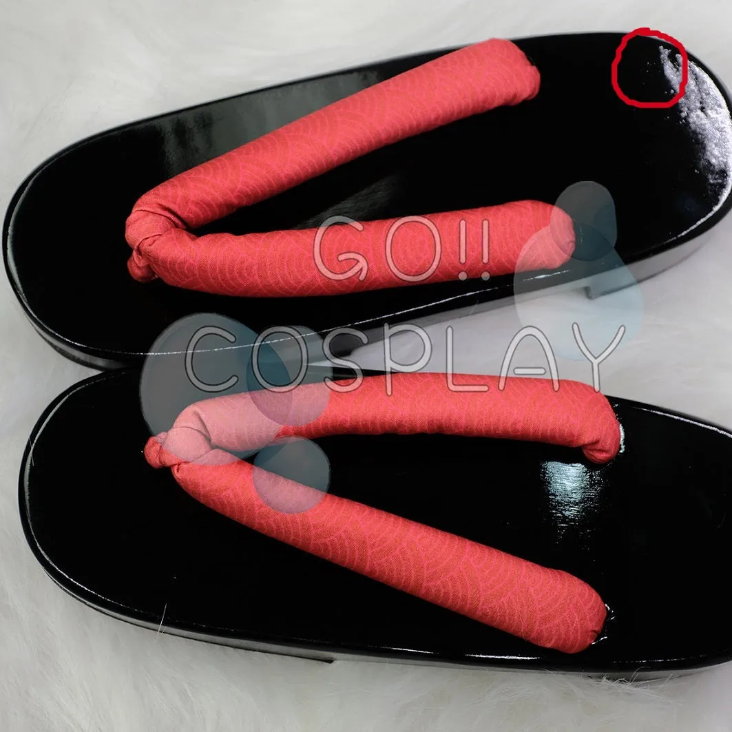 Japanese Wooden Geta Slippers Sandals Cosplay