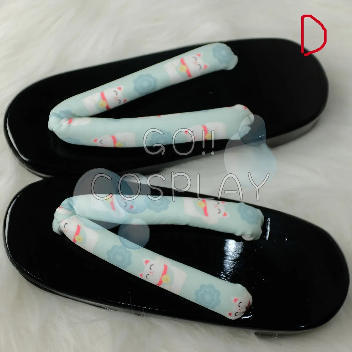 Japanese Wooden Geta Slippers Sandals Cosplay