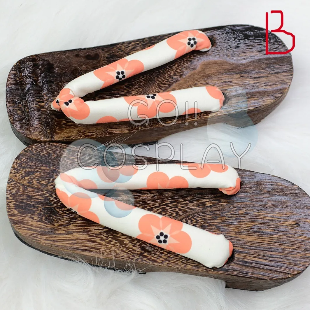 Japanese Wooden Geta Slippers Sandals Cosplay