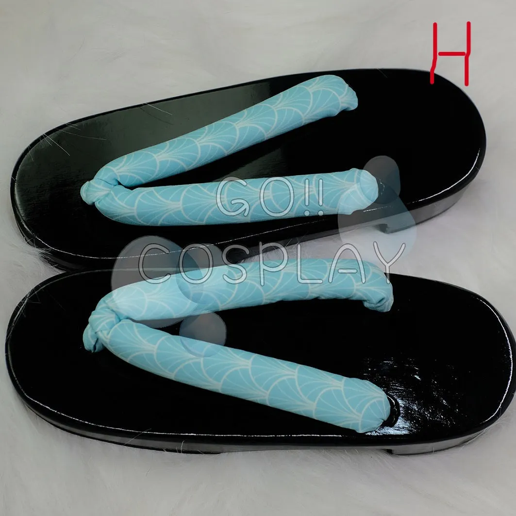 Japanese Wooden Geta Slippers Sandals Cosplay