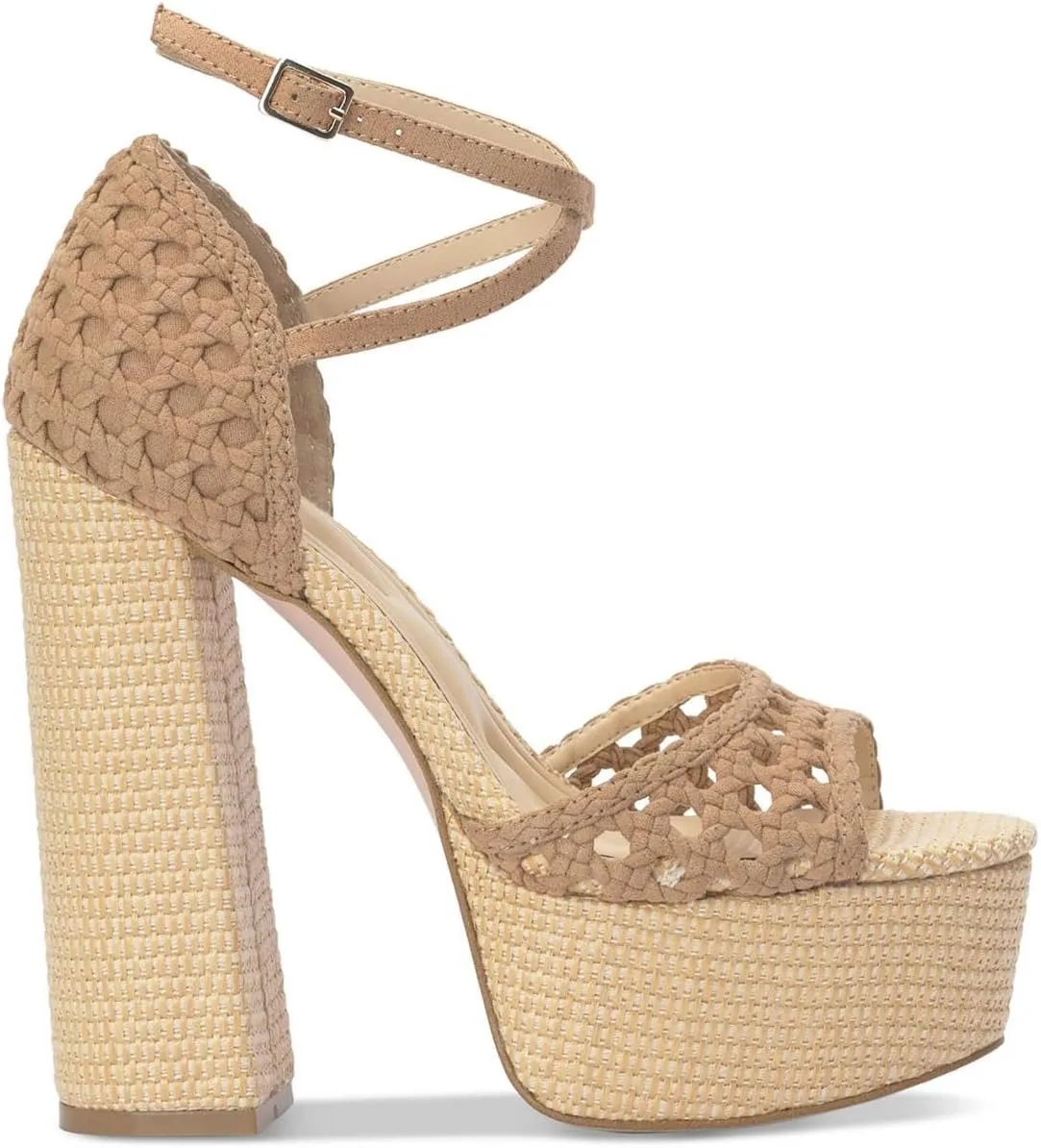 Jessica Simpson Womens Aditi Platform Open Toe Platform Heels