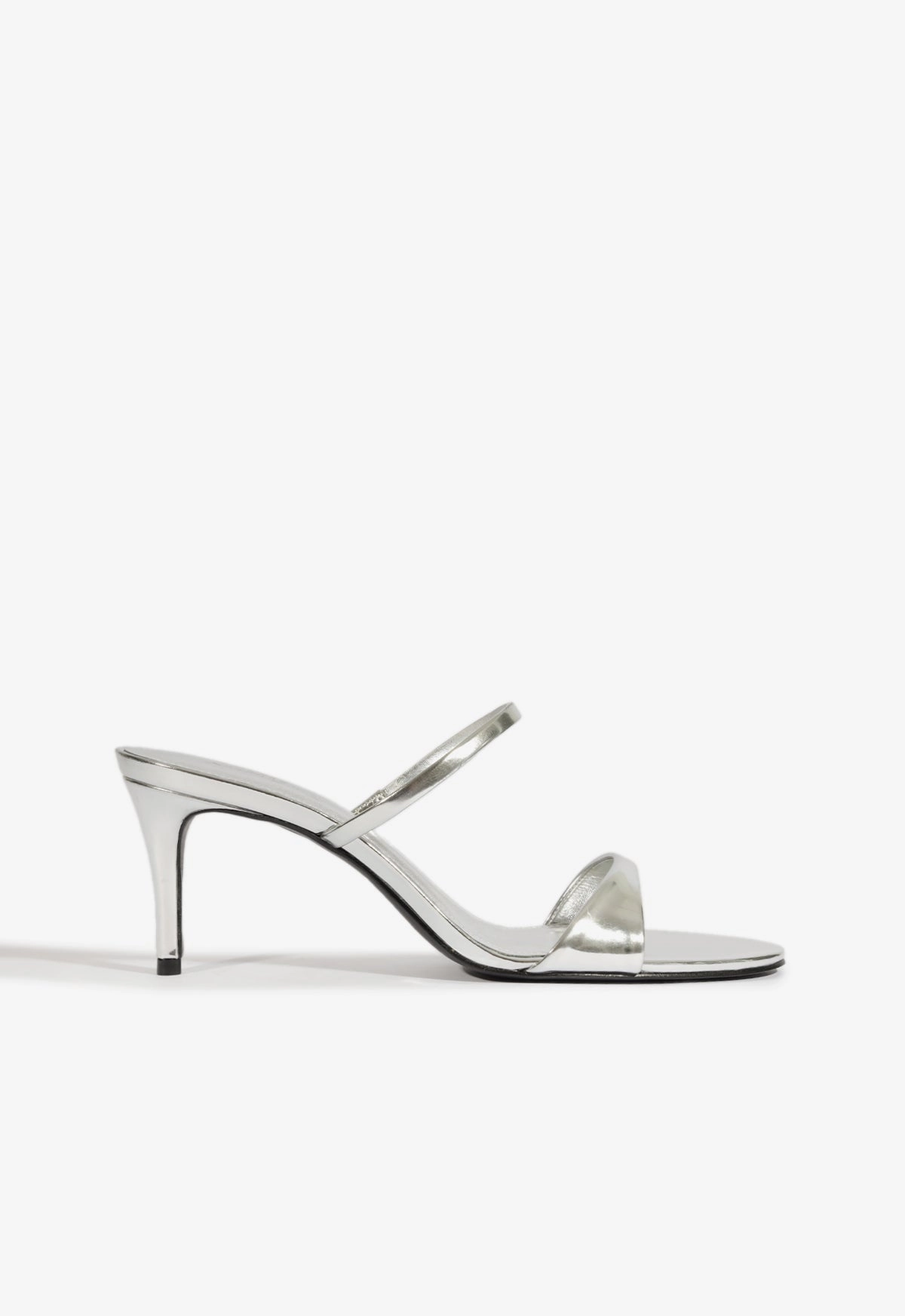 Sleek Summer Footwear Sandal Care Jessica Mid Mule Metallic Sandal