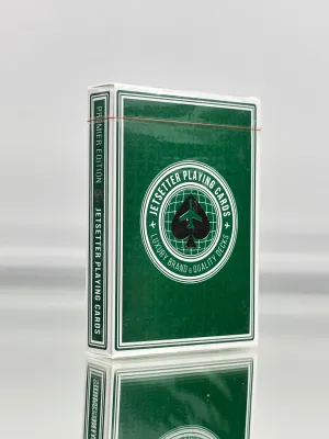 Jetsetter Premier Green Playing Cards EPCC