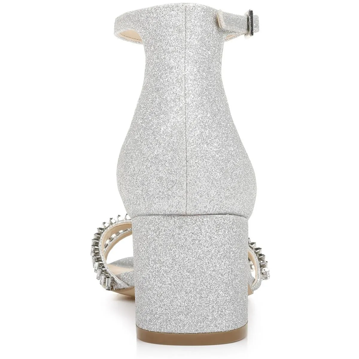 Jewel Badgley Mischka Womens Joanne Embellished Ankle Strap