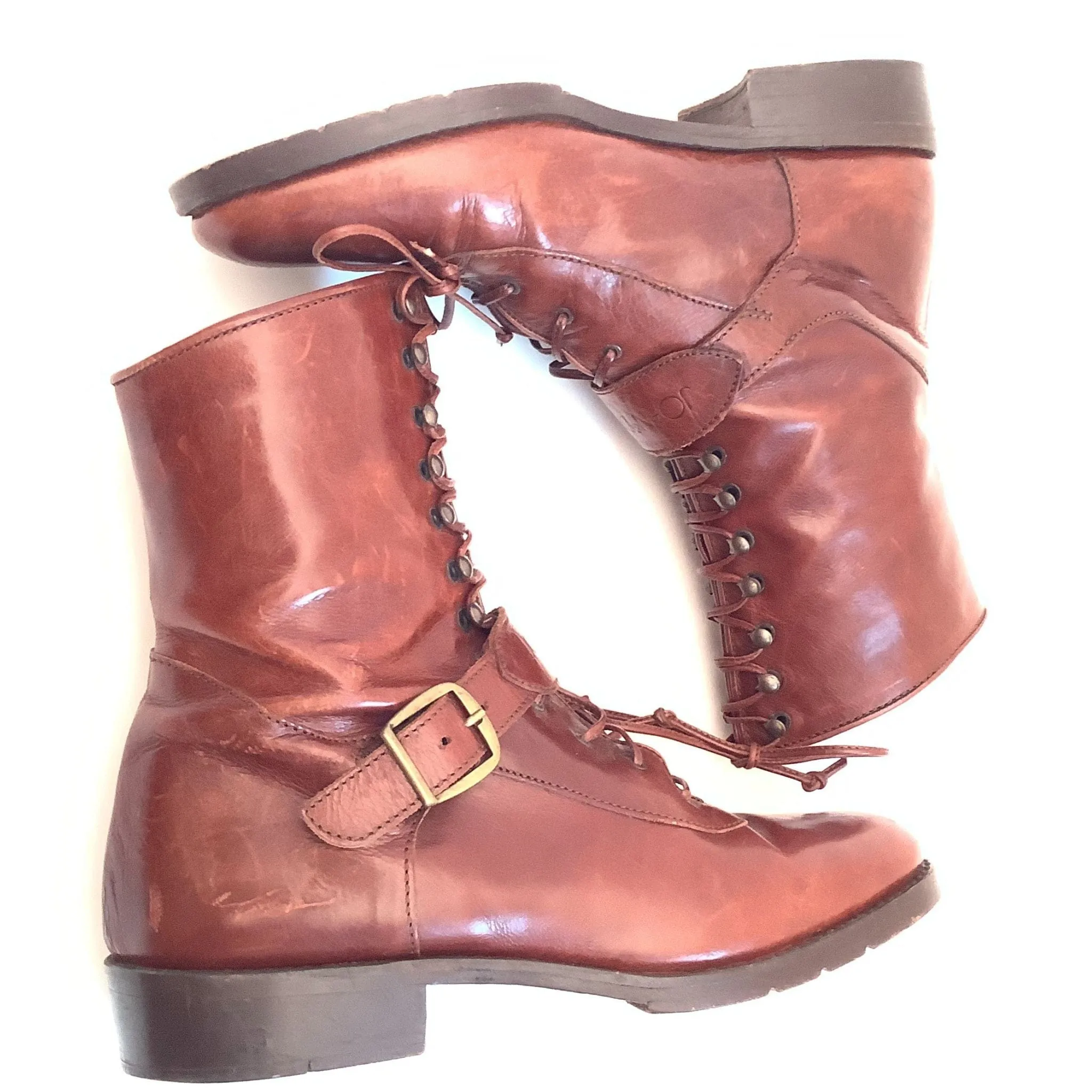 Joan & David Laced Boots