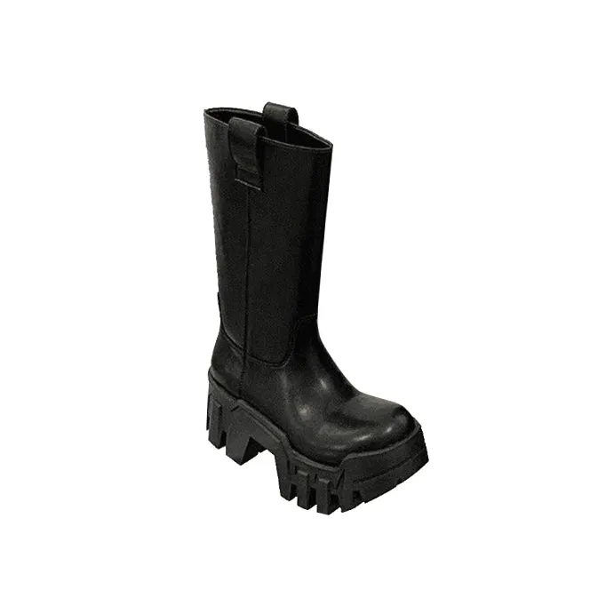 JOEDI Platform Ankle Boots