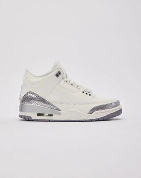 Sky Light Crystal Glow Jordan Air Jordan 3 Retro 'Sail Cement Grey'