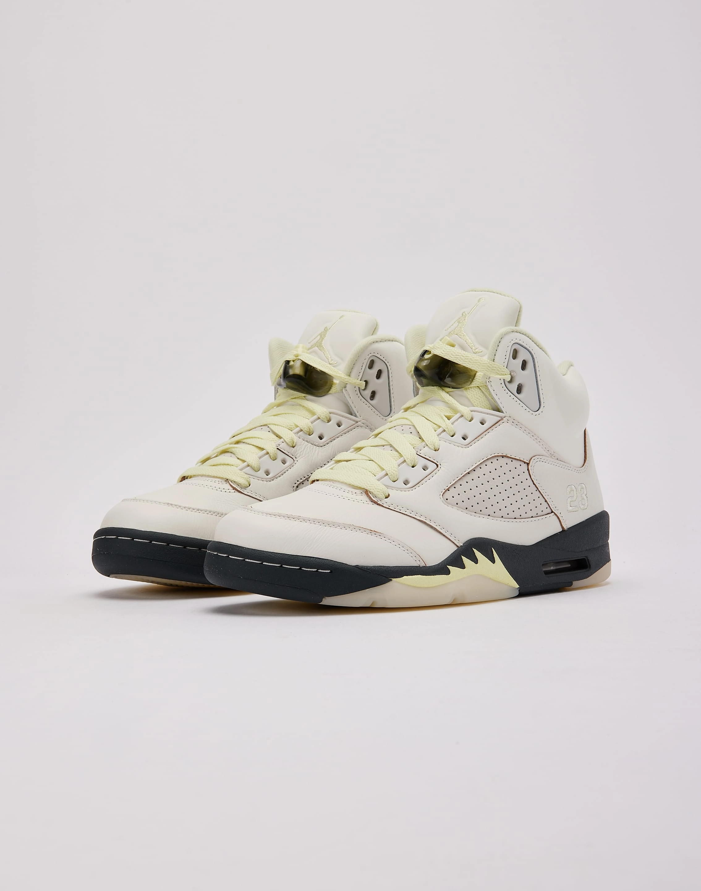 Jordan Air Jordan 5 Retro 'Luminous Green and Sail' Low Impact Design Storm Guard