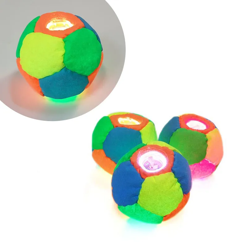 Juggle-Light 12-Panel LED Hacky Sack - 'Multi-Light'