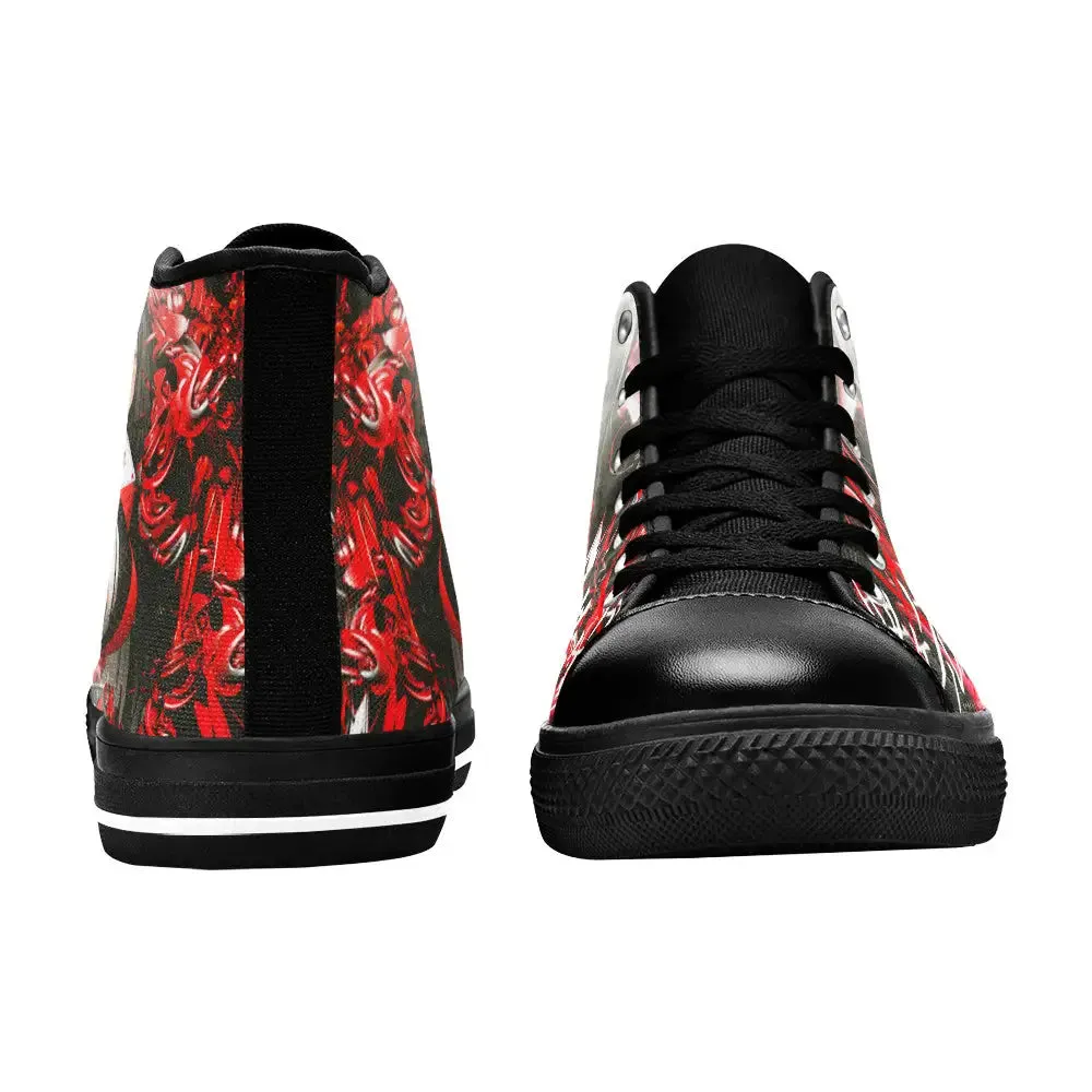 Kakegurui Compulsive Gambler Jabami Yumeko Shoes High Top Sneakers for Kids and Adults