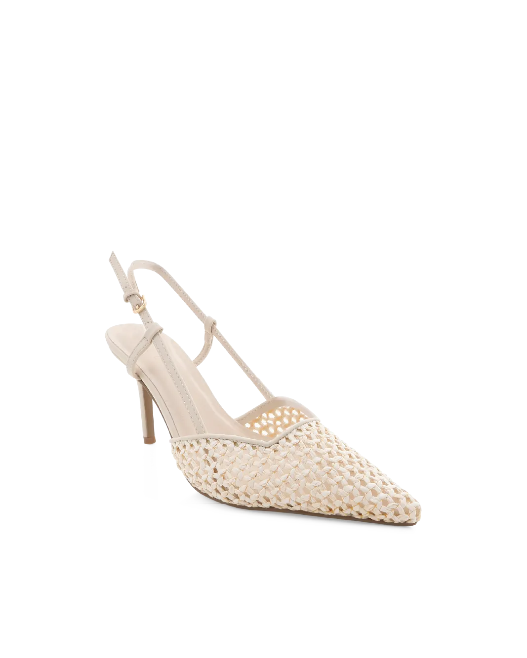 KAMERON - CREAM RAFFIA Power Walk Confidence Spark