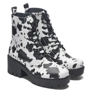 Kaos 3151 Lace Up Platform Ankle Boots