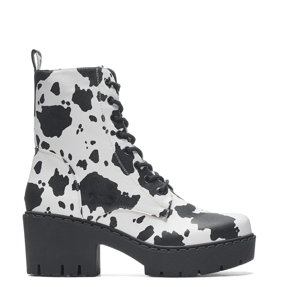 Kaos 3151 Lace Up Platform Ankle Boots