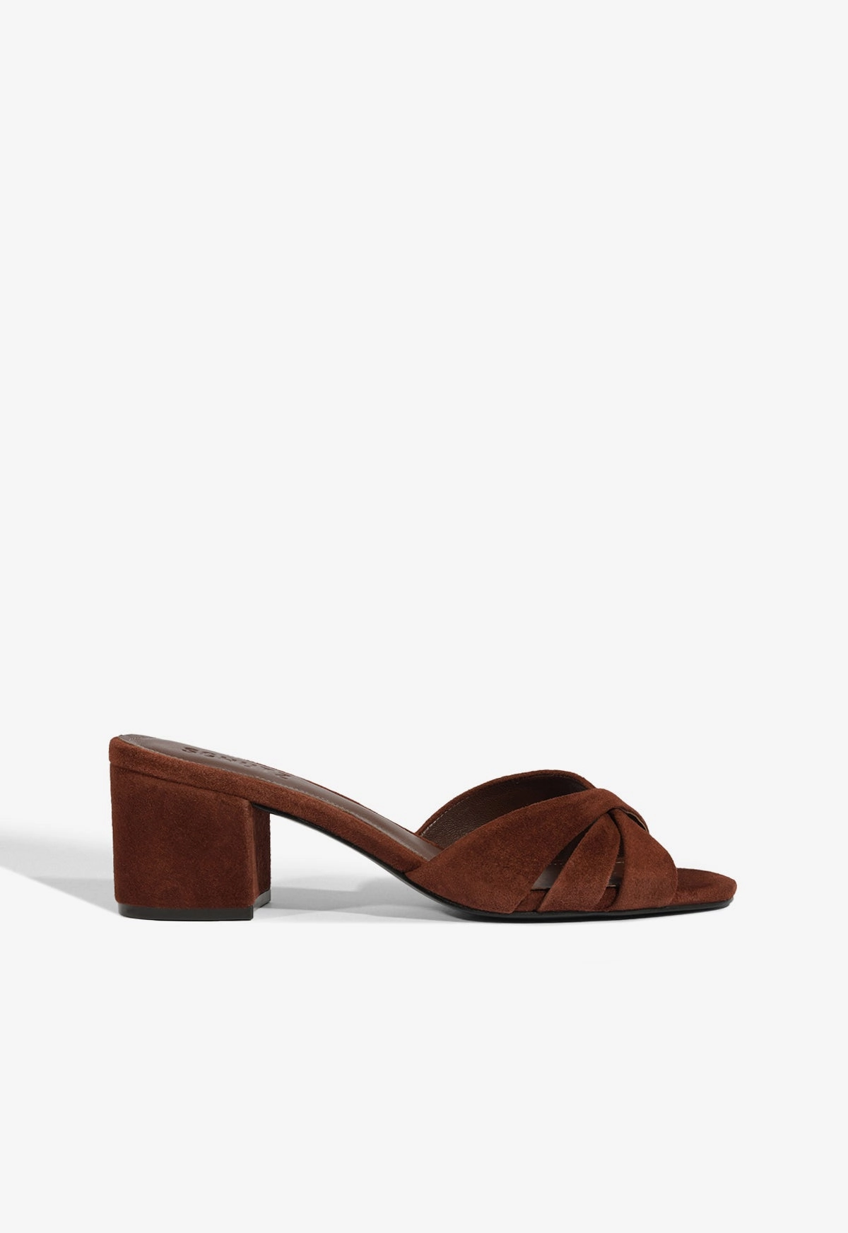 Sandy Path Keefa Block Mule Suede Sandal