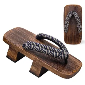 Kimono Wooden Sandals 【Seigaiha】