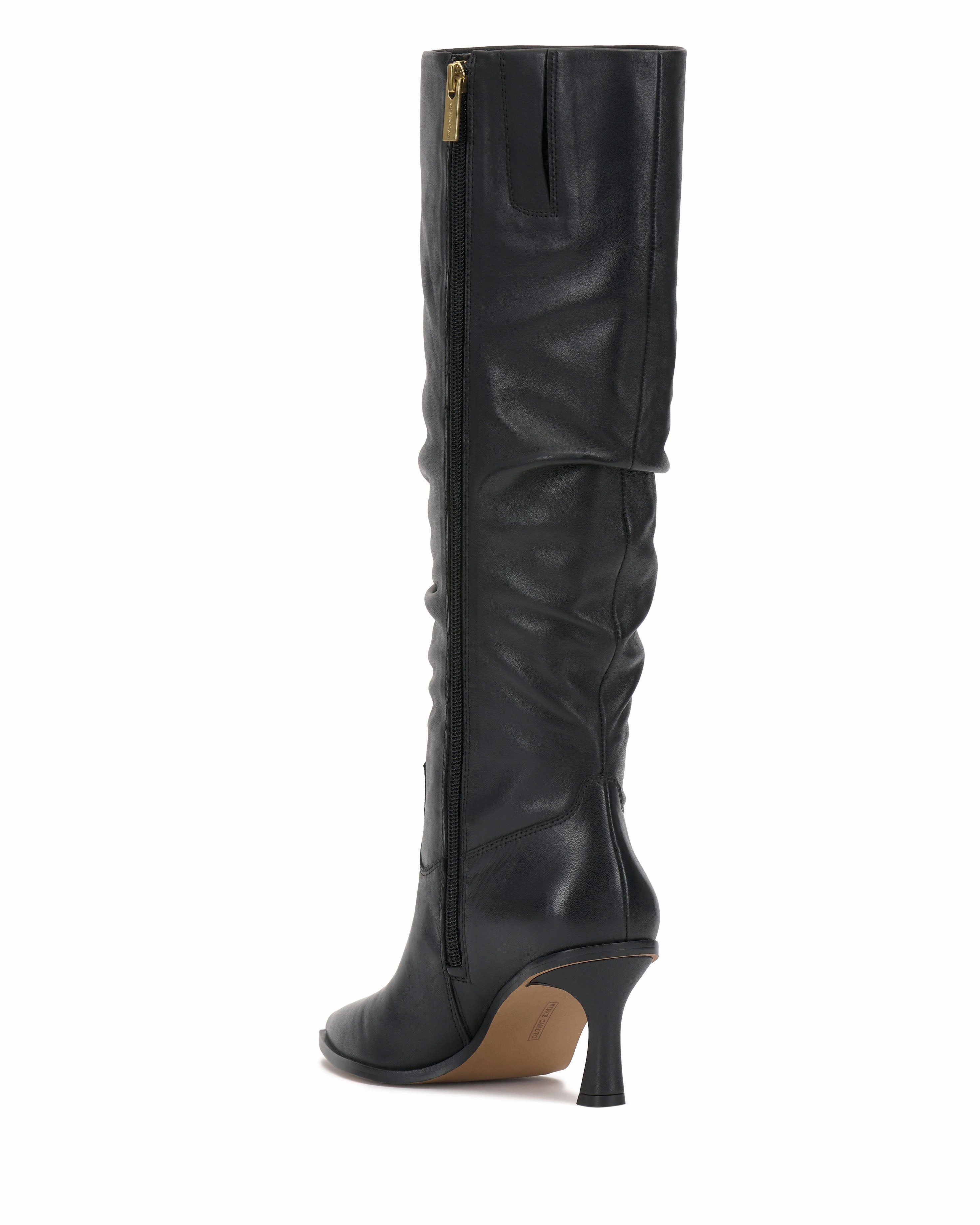 Cushioned Base Work Commute Recycled Rubber Composite Kindre Slouchy Knee High Boot