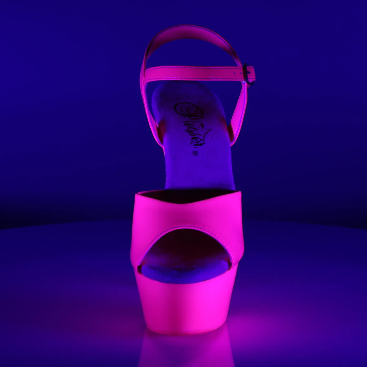 KISS-209UV Pleaser Neon H. Pink Sexy Platform Shoes (Pole Dancing Heels)