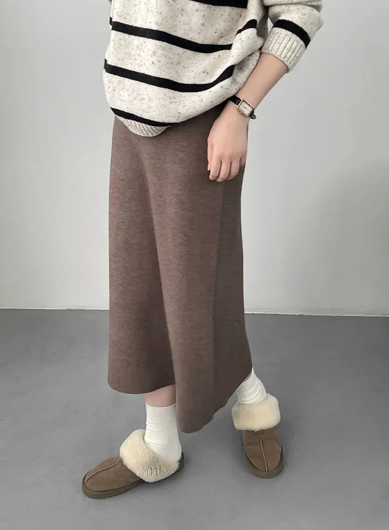 [Korean Style] 3 Colors Versatile Loose Fit Striped Sweater