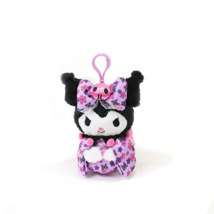 Kuromi Kimono Mascot Clip-On Plush