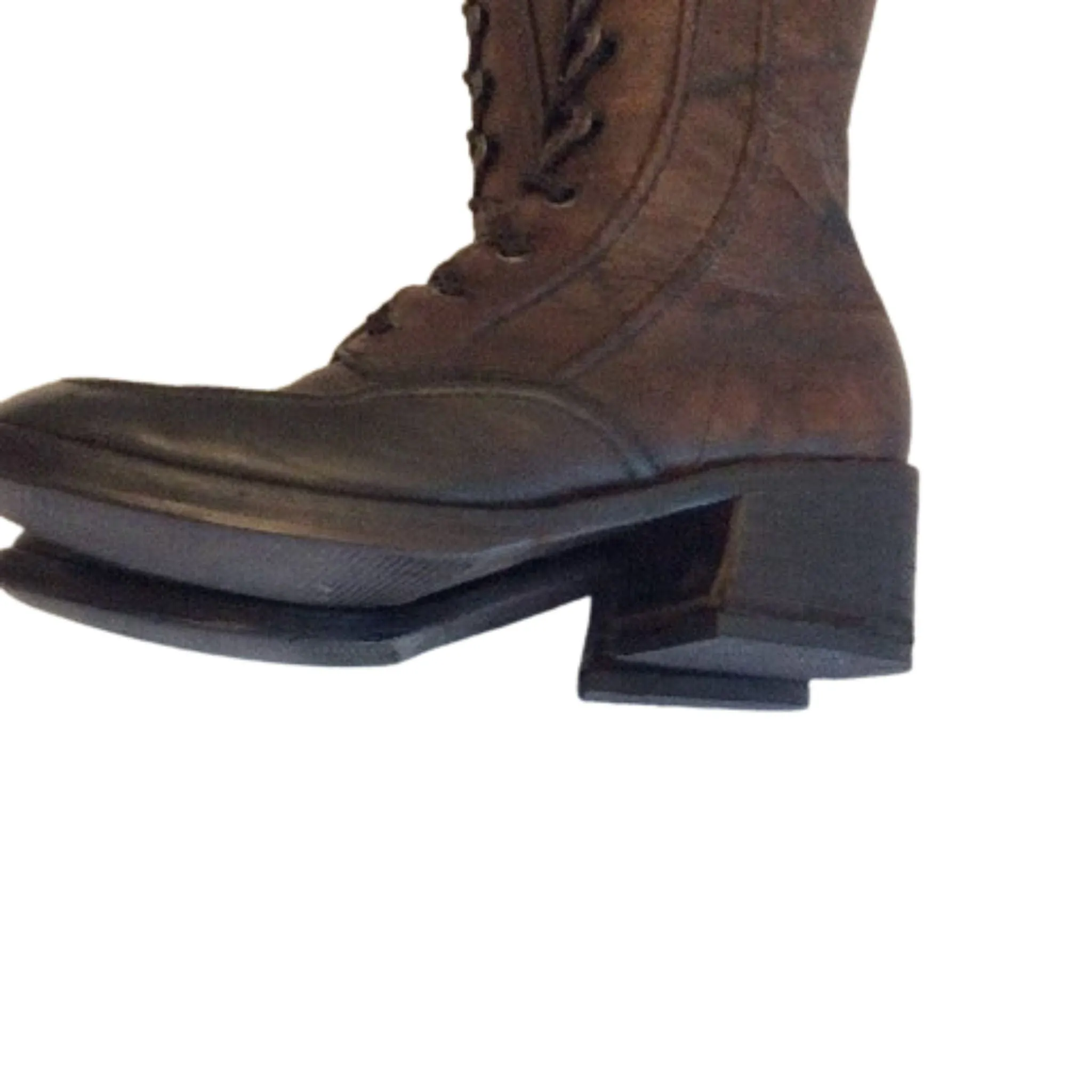 Lace-up Brown Boots