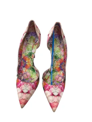 Reinforced toe box Galaxy Tone Sandals Luxury Designer By Christian Louboutin In Pink, Size: 8.5