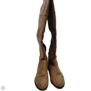 Boots Knee Flats By Xoxo In Beige, Size: 6.5 Utility Style