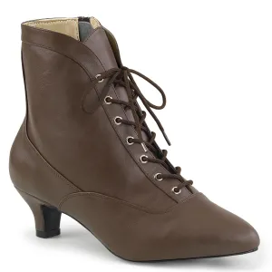 Large Size Victorian Boots Brown