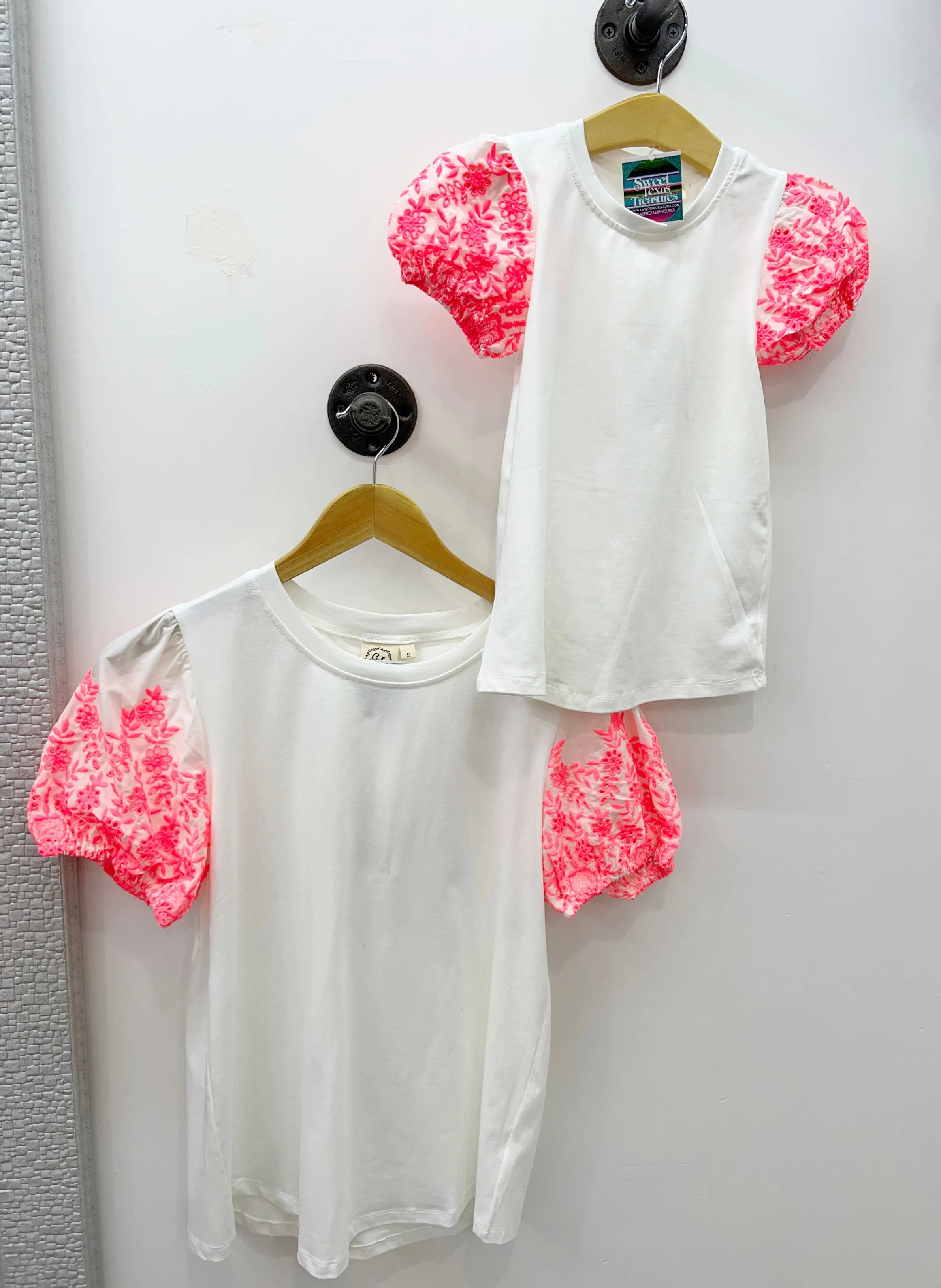 Last Call As Sweet As You Eyelet Girl's Top