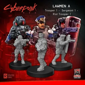 Lawmen A Command Miniatures - Cyberpunk Red RPG