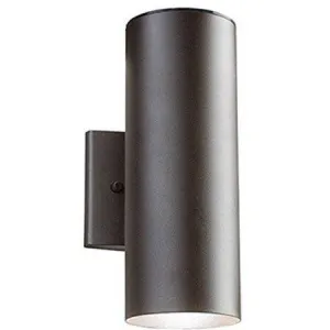 LED 20 Watt Cylinder Up/Down Light 3000K 120V in Bronze