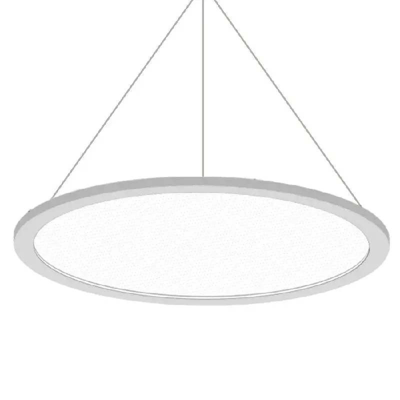 LED 40 Watt Suspended Up/Down Clear Round Panel Light, 40W, 3500K/4000K/5000K