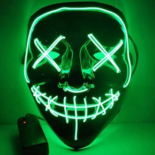 LED Halloween Mask - (Shipped From The US 🇺🇸)