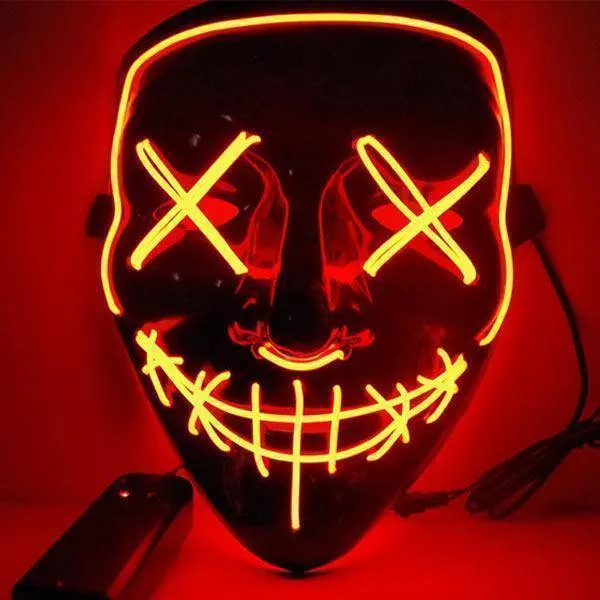 LED Halloween Mask - (Shipped From The US 🇺🇸)