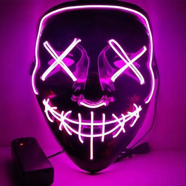 LED Halloween Mask - (Shipped From The US 🇺🇸)
