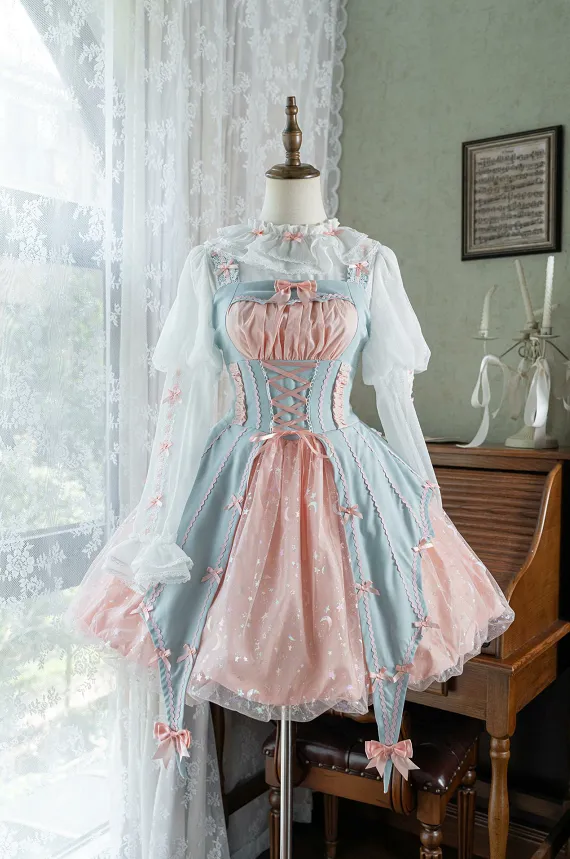 Lemon Honey~Halloween Gothic Lolita Jumper Dress Pumpkin Dress