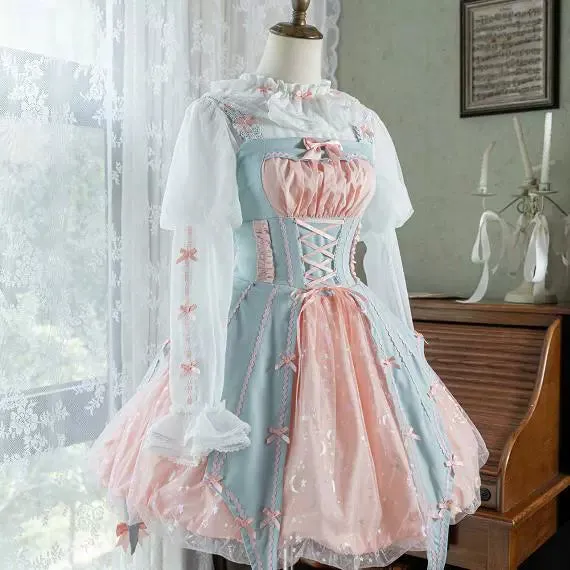 Lemon Honey~Halloween Gothic Lolita Jumper Dress Pumpkin Dress