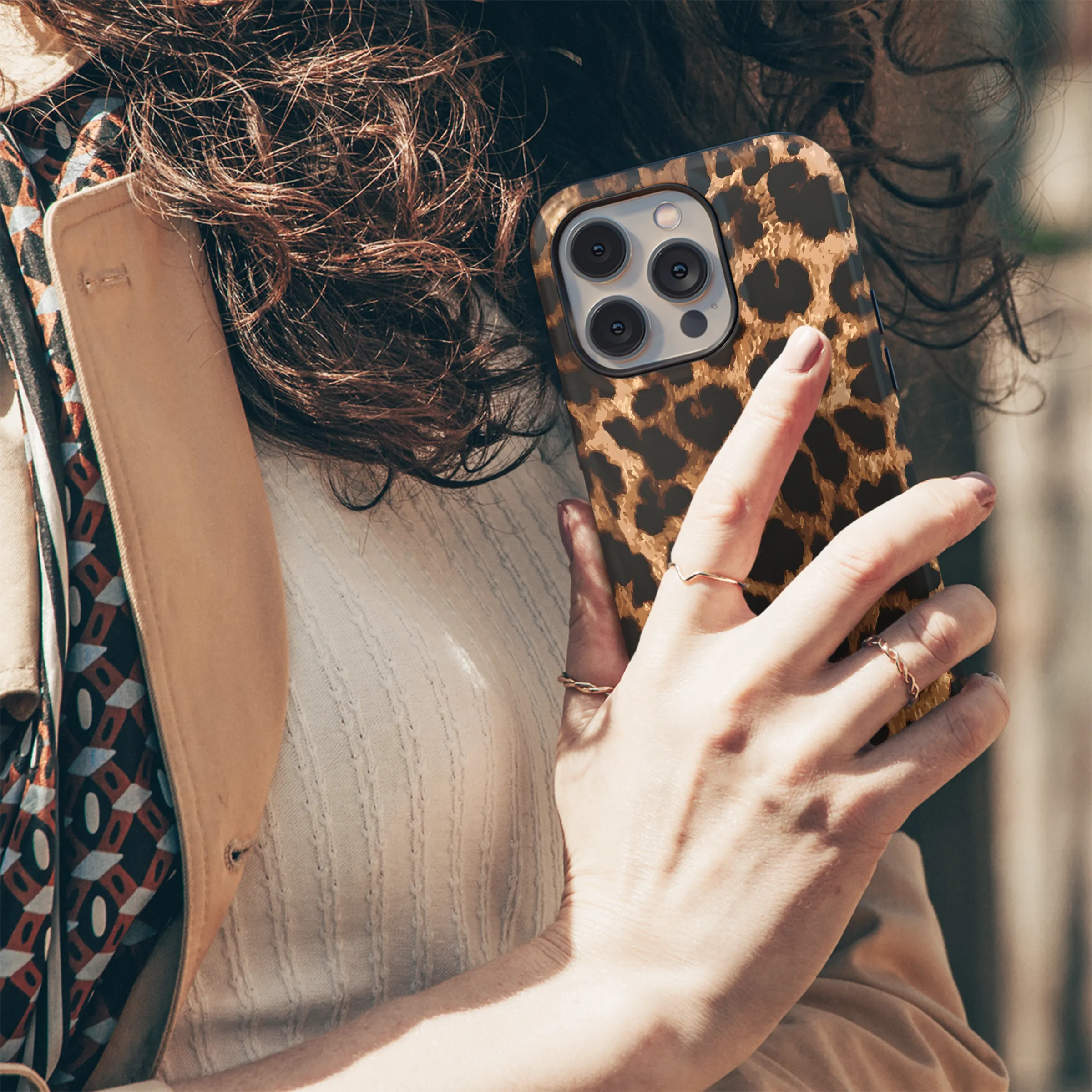 Leopard Skin Phone Case iPhone Samsung Cover Pixel 3666
